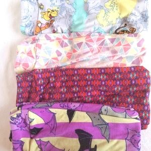 Lot of 4 S/M kids Lularoe Leggings